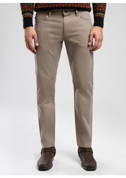 Normal Bel Slim Straight Bej Erkek Chino Pantolon 261 Lcm 221002 Jagger K. Bej fiyatları