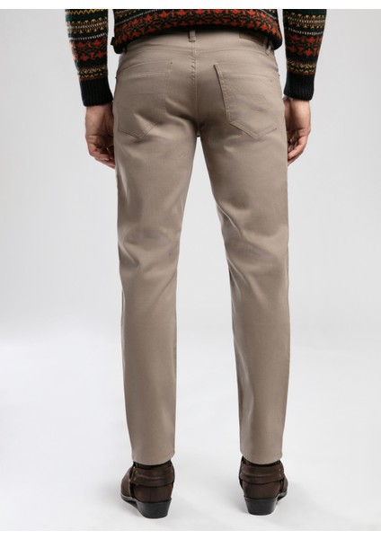 Normal Bel Slim Straight Bej Erkek Chino Pantolon 261 Lcm 221002 Jagger K. Bej fırsatları