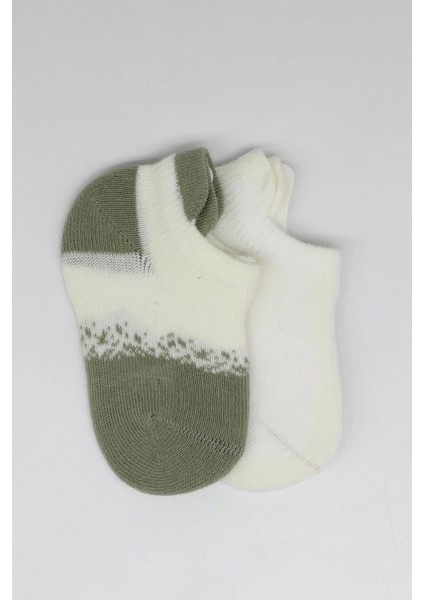 2'li Penye Sneakers Çorap BS20105 Nil Ekru fırsatları