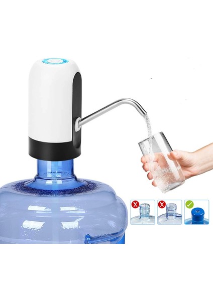 Elektrikli Şarjlı Damacana Su Pompası (4887)