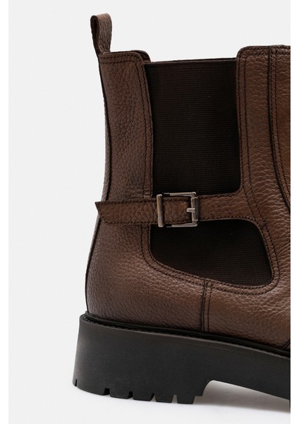 Taba Hakiki Deri Lastikli Chelsea Kadın Bot indirimleri