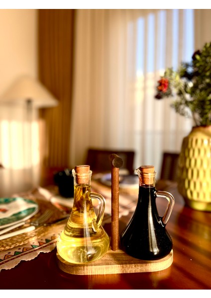 Bambu Kapaklı Yağdanlık Seti fiyatları