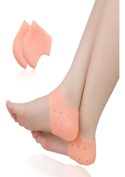 Silikon Topuk Çorabı Topuk Gömleği Topuk Çatlağı Önleyici Topuk Dikeni Koruyucu Slikon Çorap (1Çift) fiyatları