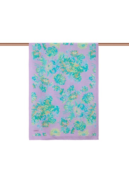 LİLA İpekevi Dört Mevsim Tensel Şal 2144