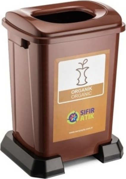 Geri Dönüşüm Kutusu Organik Atık Sıfır Atık Kutusu 50 Lt - 1 Adet