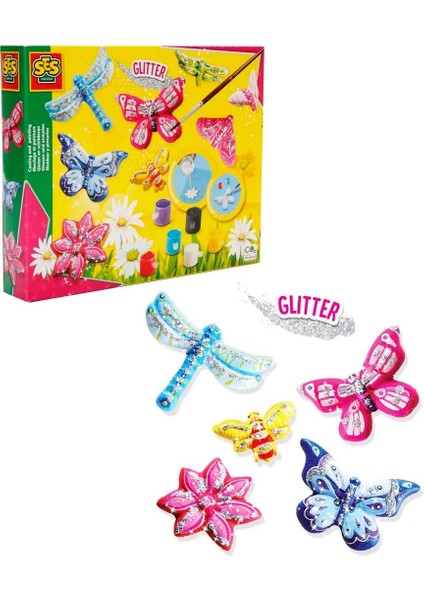 Kalıba Dök ve Boya Simli Kelebekler