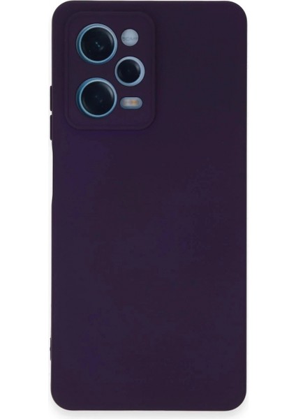 Xiaomi Redmi Note 12 Pro 5g Kılıf Nano Içi Kadife Silikon - Mor (K95)