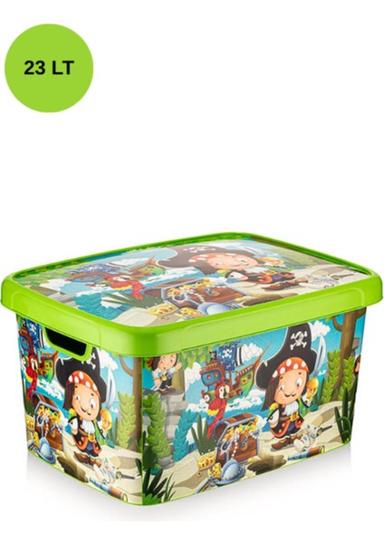 Oyuncak Saklama Kutusu Çok Amaçlı Saklama Kutusu 23 Lt