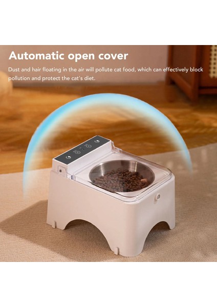 Sensörlü Otomatik Kedi Mama Kabı Akıllı Algılama ve Taze Tutma Özellikli Pratik Şarjlı Besleyici modelleri
