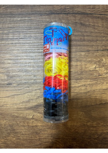 1 Kutu Renkli Tüp Içinde Saç Örgü Lastiği Perma Ince Lastik Toka