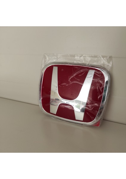 Honda Civic Fb7 Panjur ve Bagaj Logosu Arması Kırmızı Takım 2 Li 2012-2015 modelleri