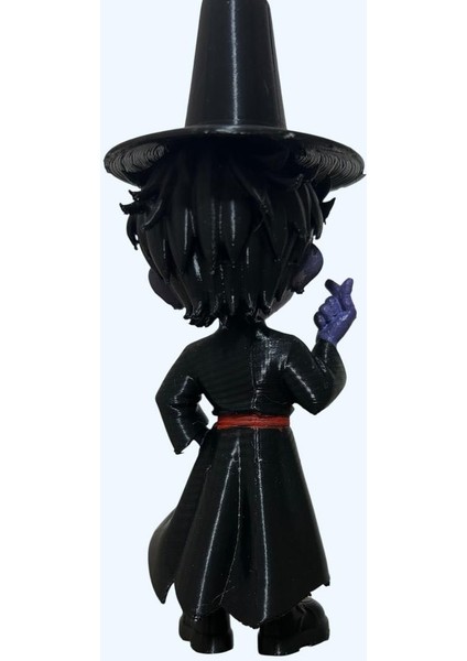 Iblis Jinu Figürü | El Boyama 3D Koleksiyon Figürü | K-Pop Demon Hunters Tarzı | Şapkalı fiyatları