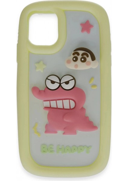 iPhone 15 Pro Kılıf Poky Karakter Silikon Kapak - Desen 4 (K95)