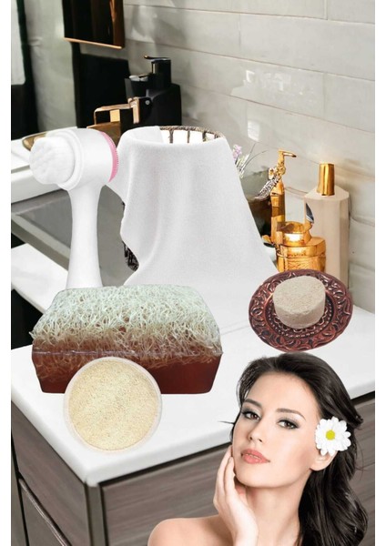 5'li Tüm Cilt Tiplerine Uygun Peeling Sivilce Leke Akne Temizleme Sıkılaştırma Bakım Set fırsatları