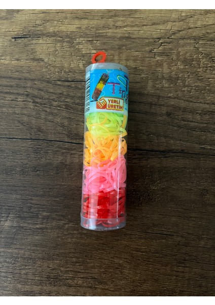 1 Kutu Renkli Tüp Içinde Saç Örgü Lastiği Perma Ince Lastik Toka