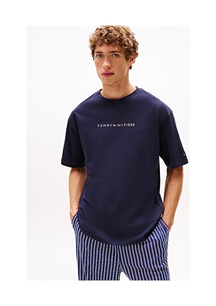 Erkek Mavi S/s Tişört