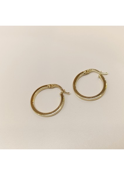 21MM Klasik Ray Halka Küpe 14 Ayar Altın Hd Videolu fırsatları