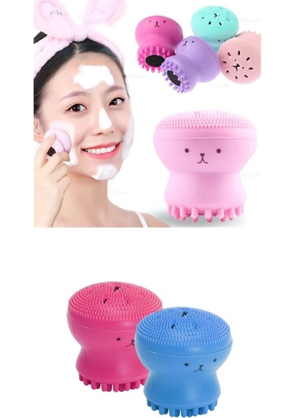 Mini Surat Peeling Siyah Nokta Ölü Cilt Gözenek El Yüz Temizleme Silikon Yüz Temizleme Fırçası