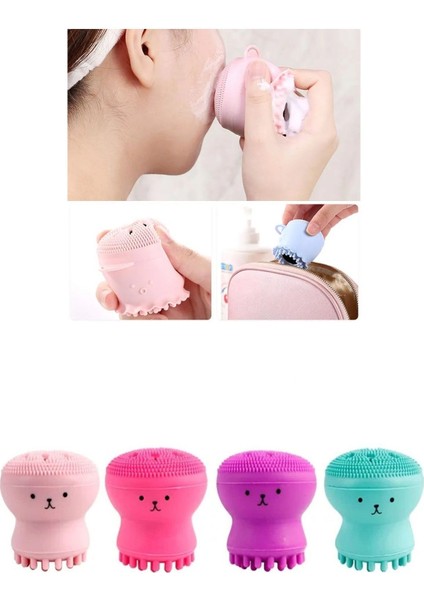 Mini Surat Peeling Siyah Nokta Ölü Cilt Gözenek El Yüz Temizleme Silikon Yüz Temizleme Fırçası fiyatları