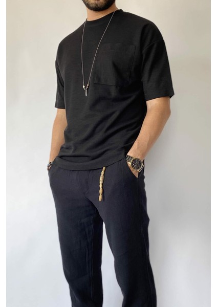 Yazlık Keten Erkek Tişört fırsatları