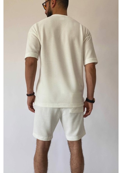 Ekru Alt Üst Şort Tişört Takım fırsatları