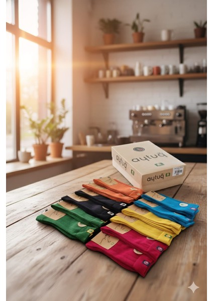 Pamuk Soket Çorabı; Dikişsiz; Mevsimlik ; 36-40 Numara; Asorti 12'li Kutu modelleri