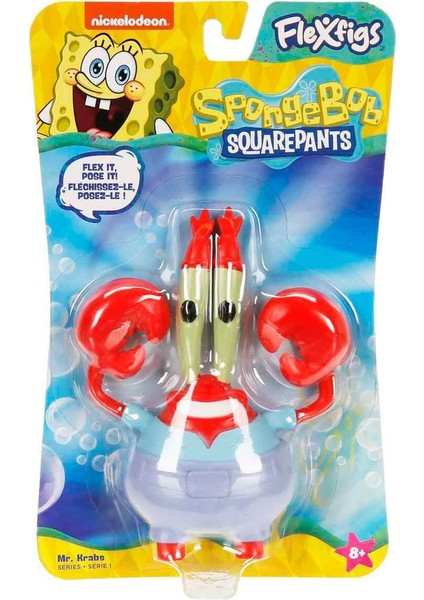 Nickelodeon Spongebob Squarepants Flexfigs Sünger Bob Mr Krabs Bay Yengeç Esnek Hareketli Figü-10 cm indirimleri