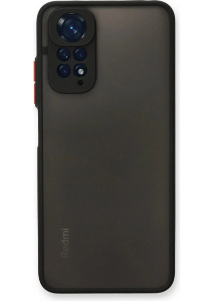 Xiaomi Redmi Note 11 Kılıf Montreal Silikon Kapak - Siyah (K95)