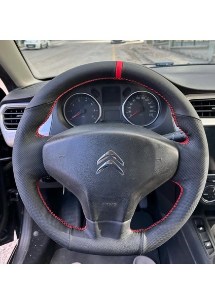 Citroen C-Elysee Araca Özel Direksiyon Kılıfı Uyumlu Açıklamayı Okuyunuz