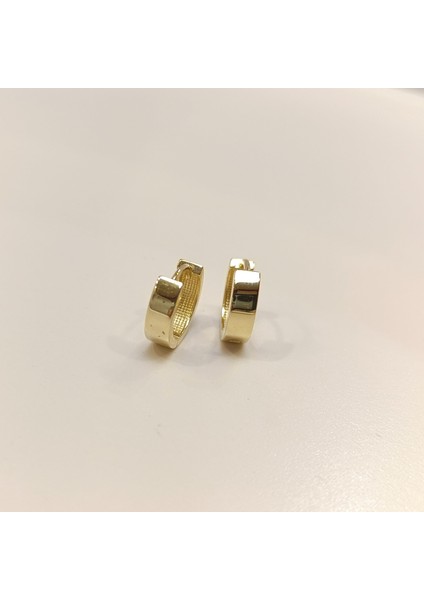 13.4mm Klasik Ray Halka Küpe 14 Ayar Altın Hd Videolu fiyatları