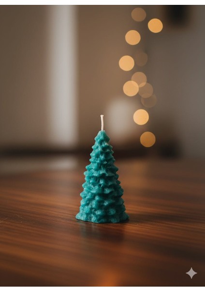 Yılbaşı Ağacı Şeklinde Dekoratif Mum – Çam Ağacı Tasarım indirimleri