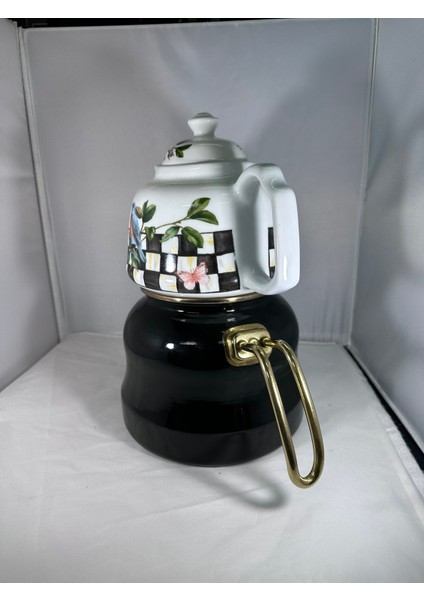 Miss Betty Emaye Desenli Çaydanlık Porselen Demlikli Büyük Boy modelleri