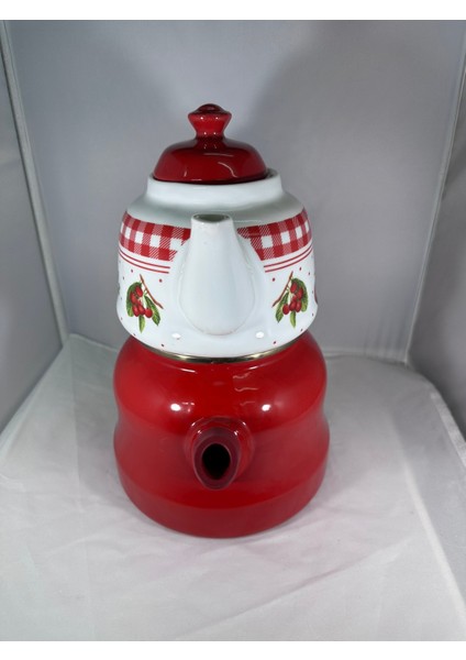 Miss Betty Emaye Desenli Çaydanlık Porselen Demlikli Büyük Boy fiyatları