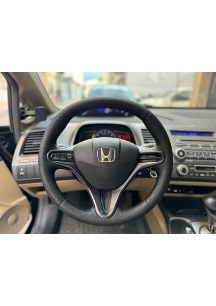 Honda Civic Fd6 Araca Özel Direksiyon Kılıfı (Nokta Düz) Açıklamamızı Okuyunuz!