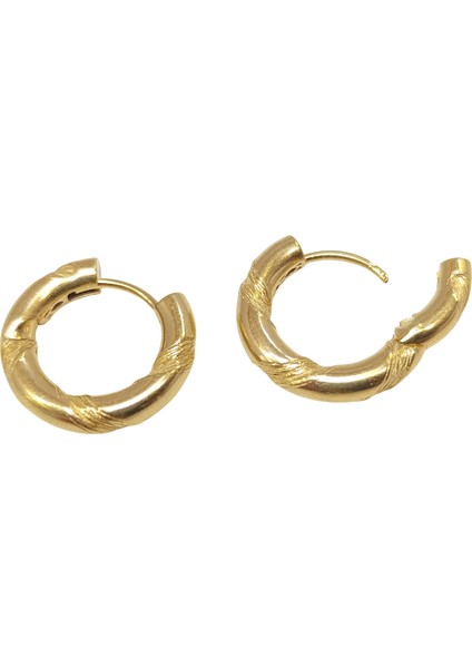 18,8mm Burgu Halka Küpe 14 Ayar Altın Hd Videolu