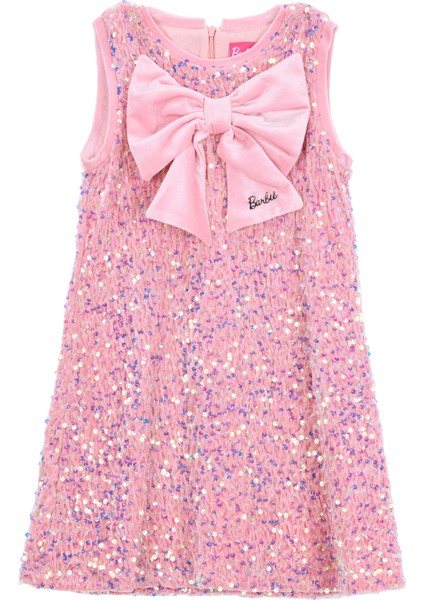 Pullu Gül Kurusu Kız Çocuk Abiye Elbise BRB5WG-ELB6660