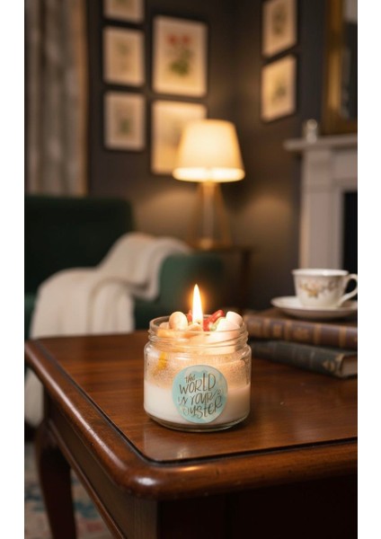 Yılbaşı Temalı Jel Görünümlü Figürlü Dekoratif Aromatik Mum – Cam Kavanoz fiyatları