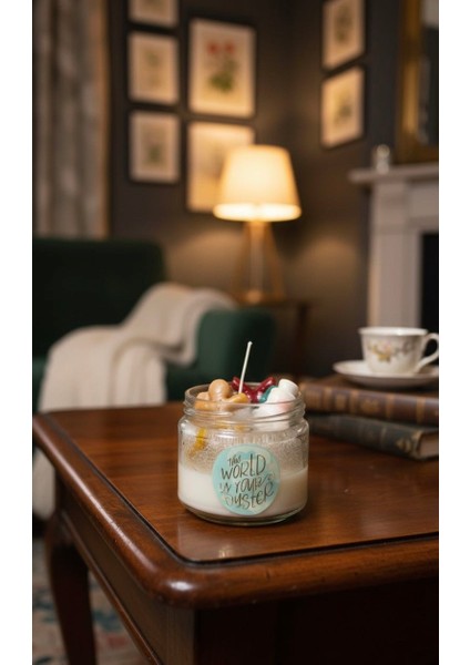 Yılbaşı Temalı Jel Görünümlü Figürlü Dekoratif Aromatik Mum – Cam Kavanoz modelleri