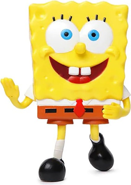 Nickelodeon Spongebob Squarepants Flexfigs Sünger Bob Kare Pantolon Esnek Hareketli Figür - 10 cm modelleri