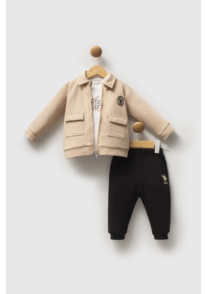 U.s. Polo Assn 3'lü Takım USB2549 Bej