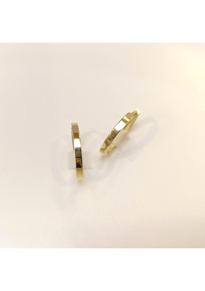 21.5mm Klasik Ray Halka Küpe 14 Ayar Altın Hd Videolu fiyatları