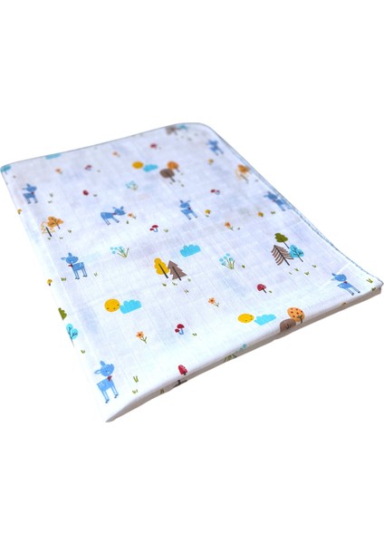 Minika Çok Amaçlı Müslin Mavi Ceylan 80 x 90 cm Yenidoğan Örtü Bez fiyatları