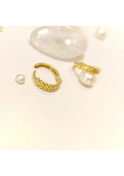 14MM Başak Halka Küpe 14 Ayar Altın Hd Videolu modelleri