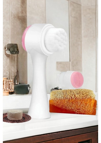 3'lü Cilt Yenileme Siyah Nokta Yüz Temizleme Fırçası Arındırıcı Peeling Kabak Lifli Ballı Sabun fiyatları