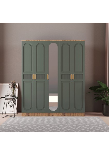 Dova 5 Kapaklı Gardırop - Mdf Kapak fiyatları