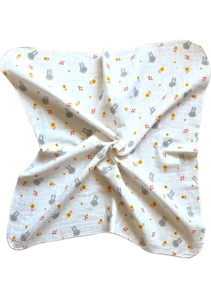 Minika Çok Amaçlı Müslin Minik Tavşan 80 x 90 cm Yenidoğan Örtü Bez indirimleri