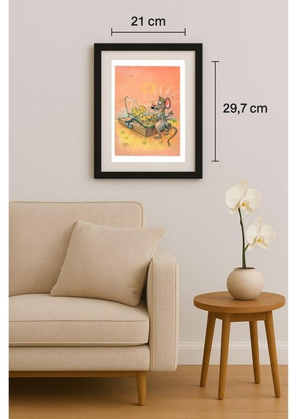 Liviu Stanila 29X21CM Orijinal Karikatür Tablo fiyatları