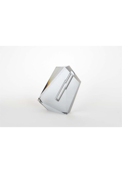 Kristal Füme Vazo 19X13CM