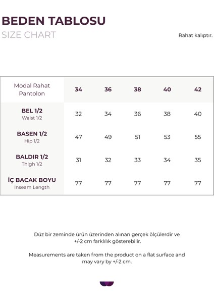 Modal Rahat Pantolon