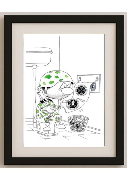 Victor Bogdanov 29X21CM Orijinal Karikatür Tablo